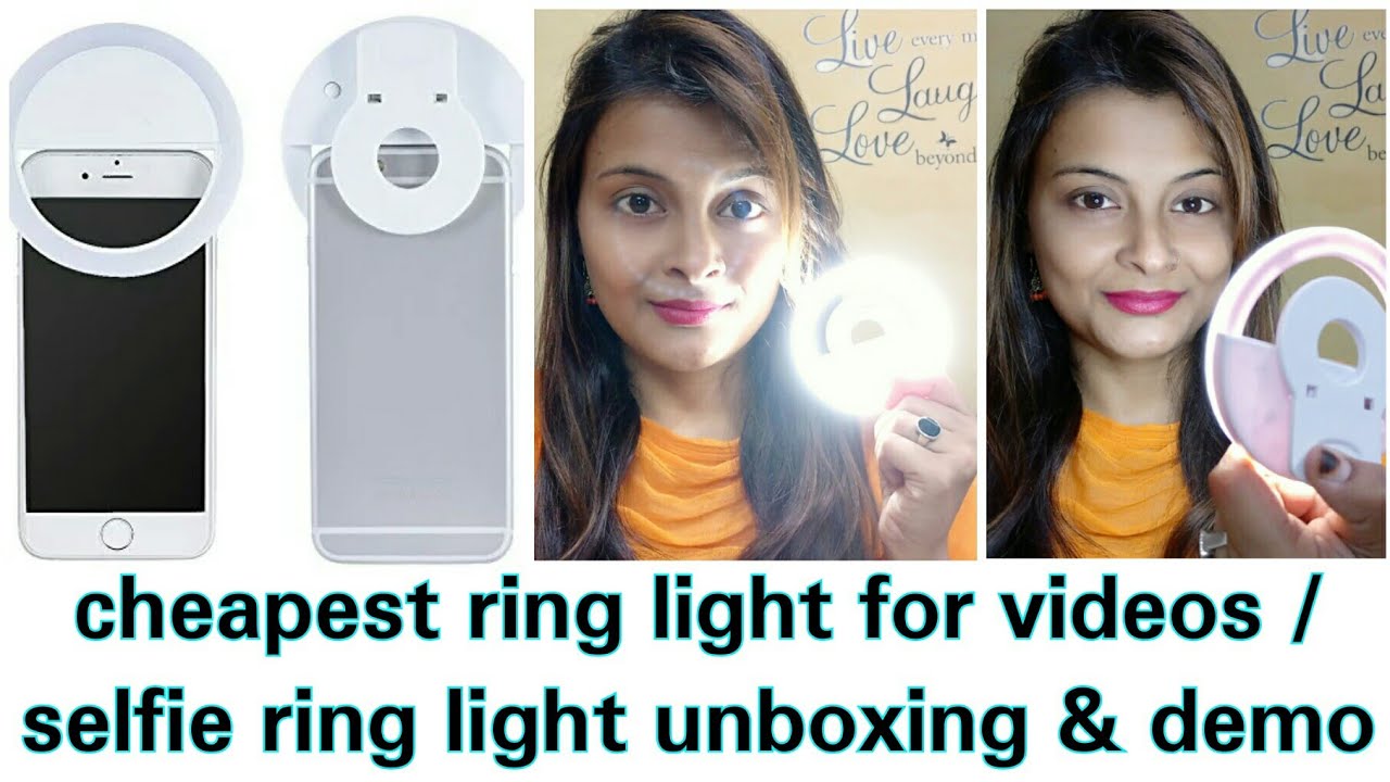 Alimenté par USB 3 Niveaux de luminosité réglable Lumière vidéo Ourslife Selfie Lumière,Selfie Ring Light Selfie Anneau Lumière avec lumière LED pour caméra Lumière de Nuit pour Smartp 