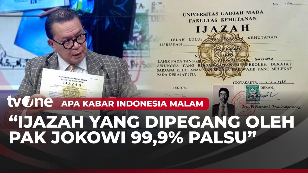 Kuasa Hukum Roy Suryo CS: Tunjukkan Contoh Ijazah UGM Yang Asli | AKIM tvOne