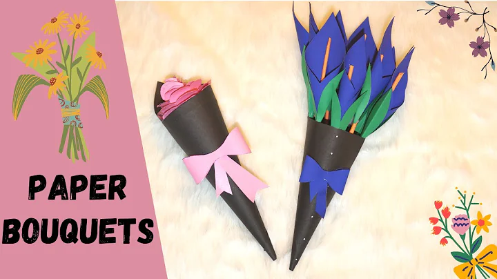 Make a beautiful Valentine's Day Bouquet with These Easy DIY Paper Flower Ideas