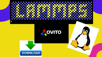 Download Lammps & Ovito in Linux | run a simple lammps script