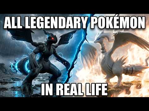 All Legendary Pokémon in Real Life ! | Gen 4 & 5
