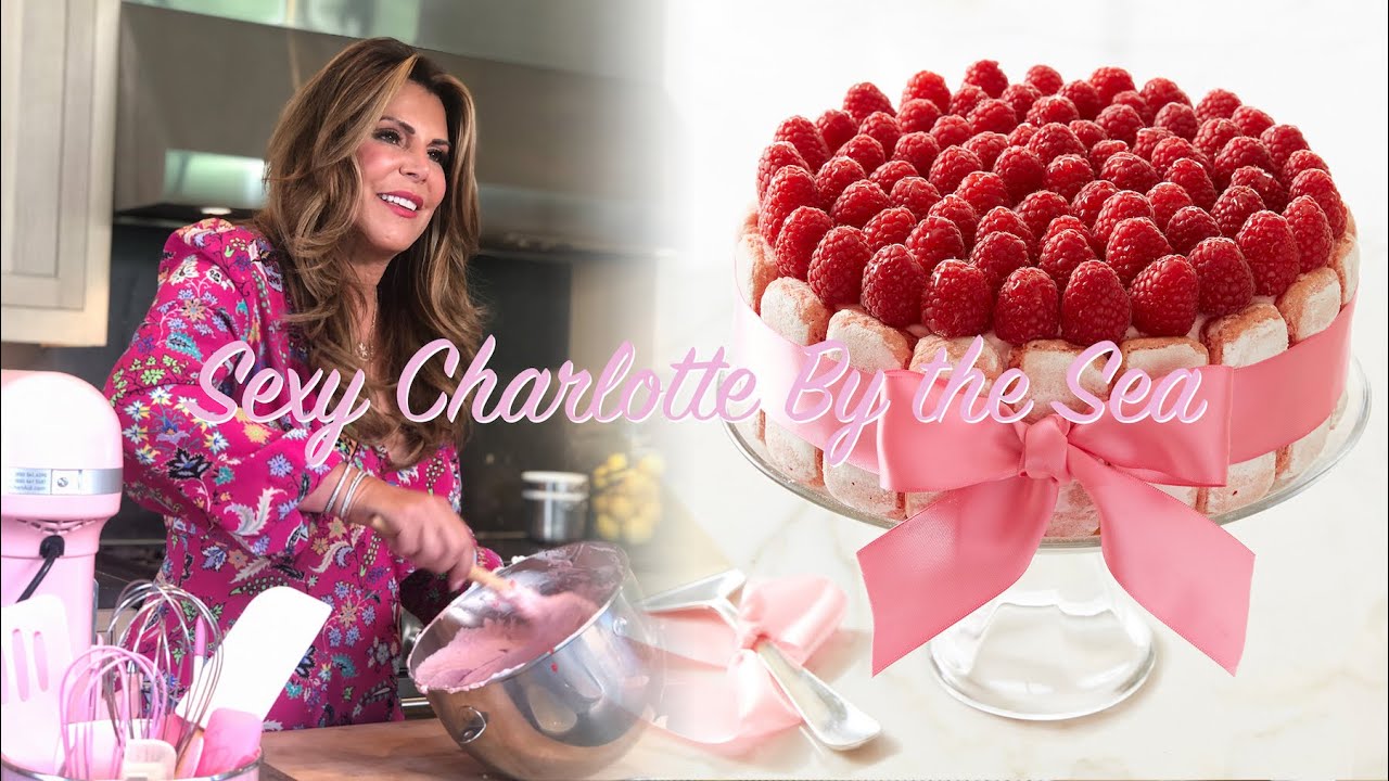 Raspberry Charlotte Cake Recipe Youtube