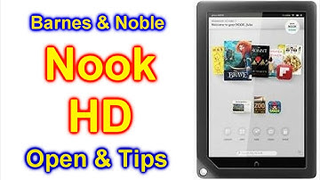 Nook HD 7 in. E-reader With Tips On Using It