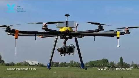 Drona profesionala de topografie Predator 1115 -by FAE Drones