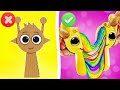 INCREDIBOX Sprunki 💛 Paper GameBook + Cardboard & Squishy Crafts
