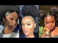 Slayed Sleek Bun & Two Bun Hairstyles Compilation 😍💦