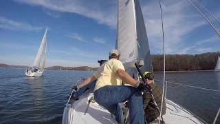 J24 Crush - PYC Frostbite Race #1 - 12-3-2017