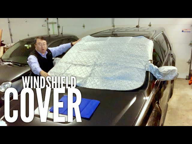 Keep Snow Off Your Windshield with this Magnetic Cover 