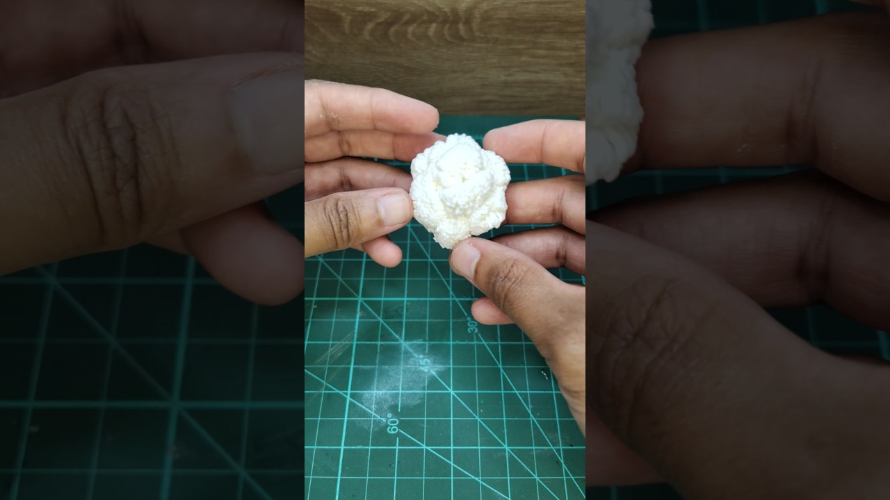 Como fazer Couve-Flor Realista em Biscuit – Passo a Passo Fácil! 🥦✨