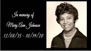Maryann Johnson Memorial