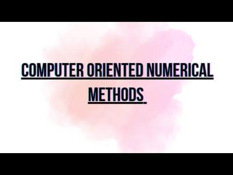 COMPUTER ORIENTED NUMERICAL METHODS | MCA 5TH SEM | INTERNAL 2 | SOLUTIONS