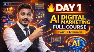 Digital Marketing Full Course Day 1 🚀 | Introduction + Career Roadmap | Start Earning Online 💸