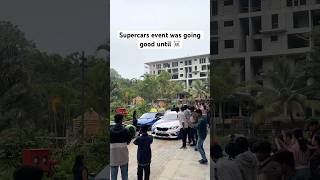 Not a normal event 😈 #supercar #shorts