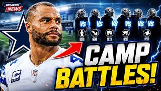 MASSIVE UPDATE! 5 COWBOYS POSITION BATTLES THAT COULD CHANGE THE ENTIRE SEASON!