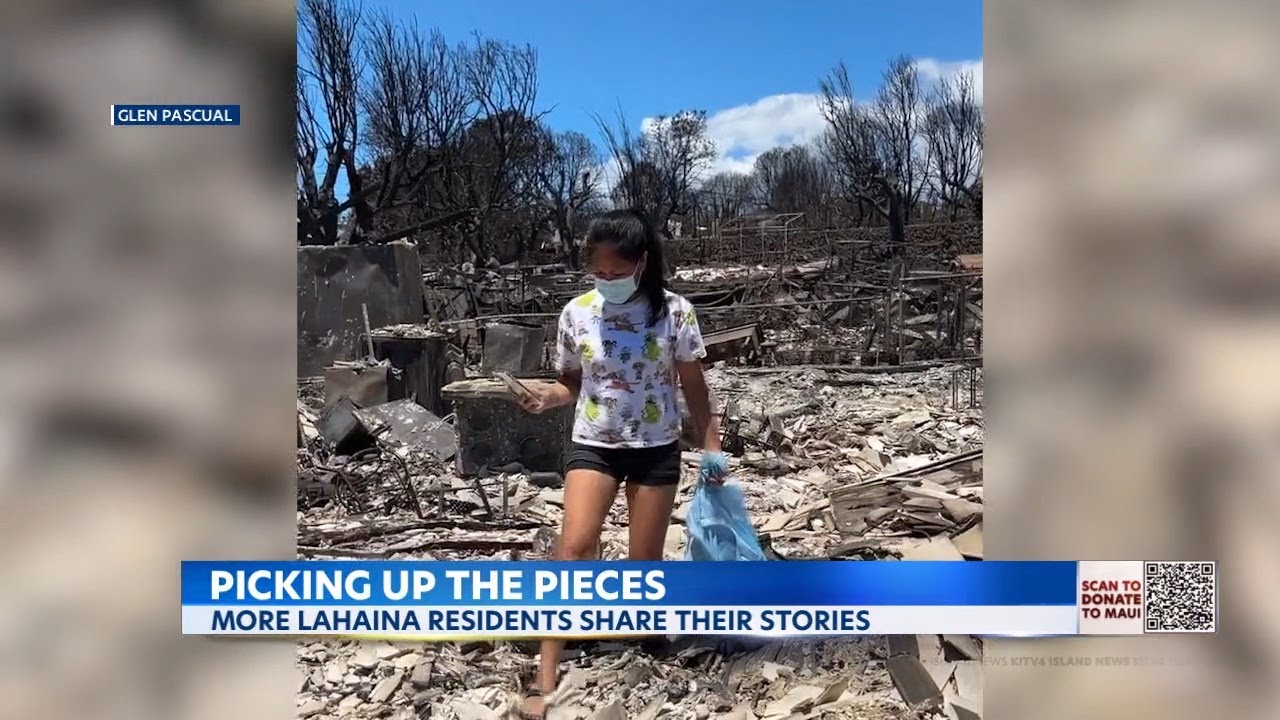 Lahaina fire survivors share anxieties of the future - YouTube