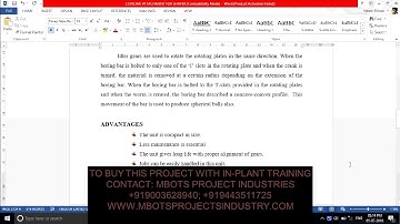DESIGN AND FABRICATION OF CONCAVE ATTACHMENT FOR SHAPER MECHANICAL PROJECT-MBOTS PROJECT INDUSTRY