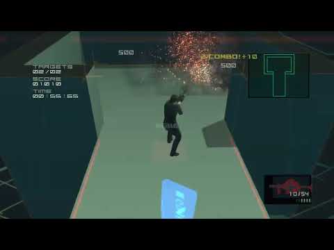 MGS2 VR Missions - Snake Tuxedo / Weapon / Grenade Level 01 - 1st Place (Master Collection)