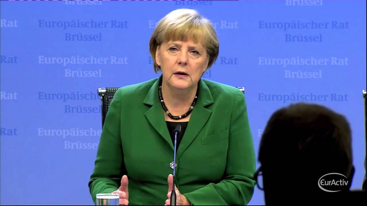 Angela Merkel's press conference after the EU Council Summit - October 2012