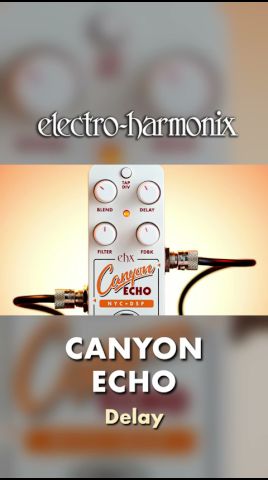 EHX Pico Canyon Echo Delay Pedal Demo - YouTube