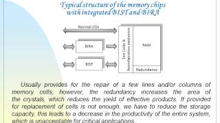 Architecture of Built-In Self-Test and Recovery Memory Chips
