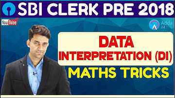 SBI Clerk Pre 2018 | Data Interpretation (DI) | Maths Tricks | Online Coaching For SBI