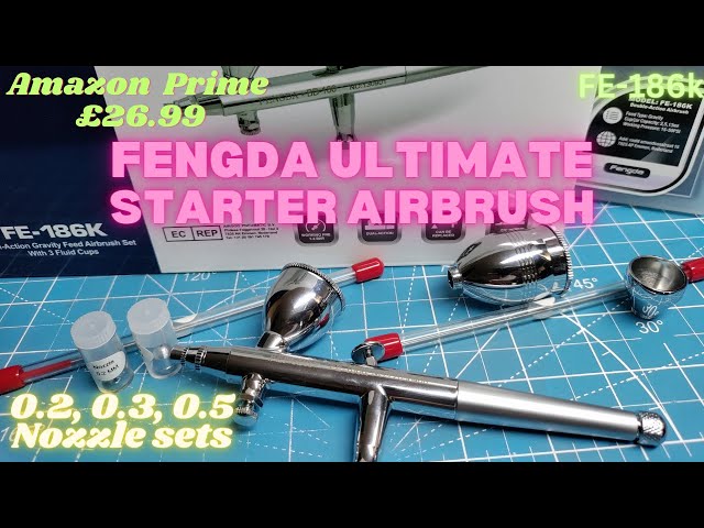 gaahleri airbrush ace unboxing and testing including cleaning 