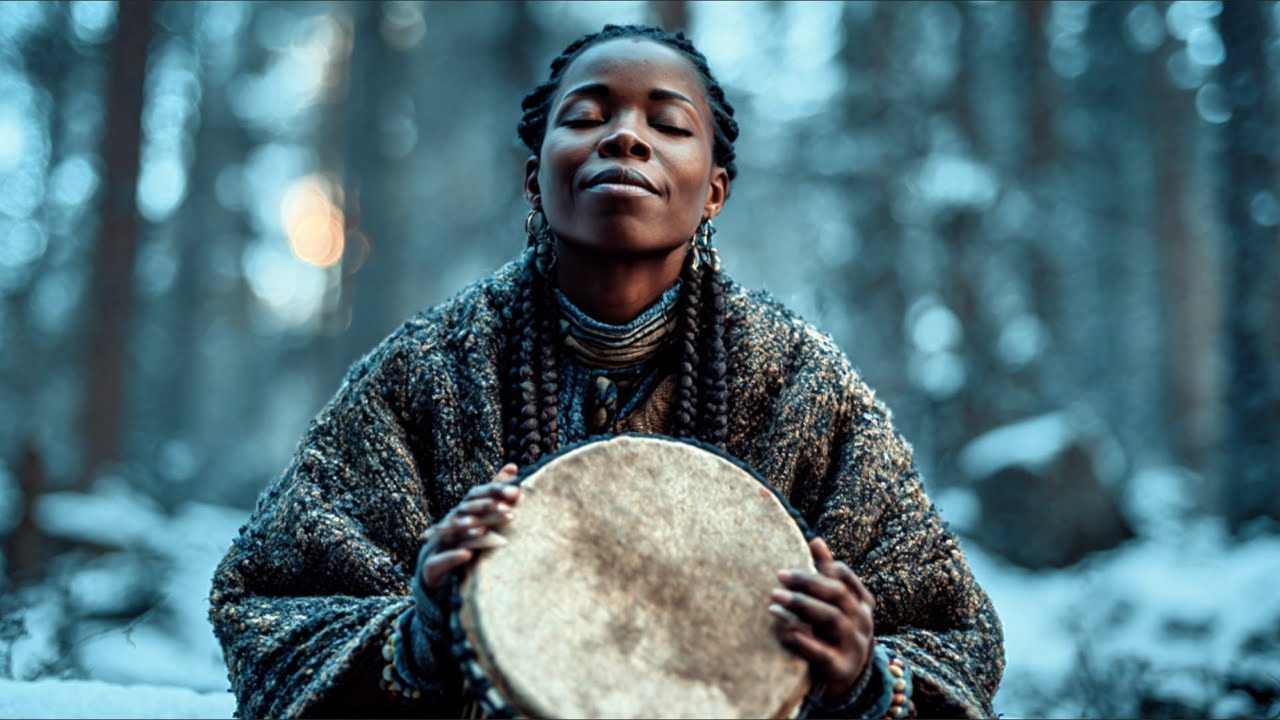 🌲 Зимняя тишина | Медленные африканские барабаны для глубокой концентрации