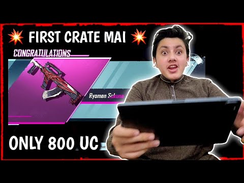 NEW GROZA IN 800 UC 😱 THE LUCKIEST CRATE OPENING EVER + VLOG | PUBG MOBILE