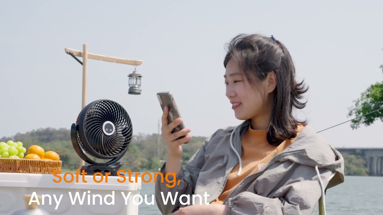 Light Up and Cool Down Your Campsite with One Fan.