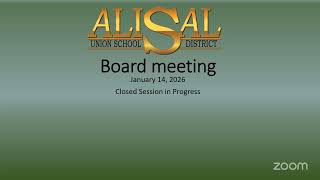 Board Meeting January 14, 2026