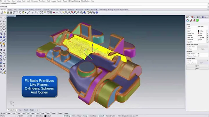 Simplify Reverse Engineering in Rhinoceros