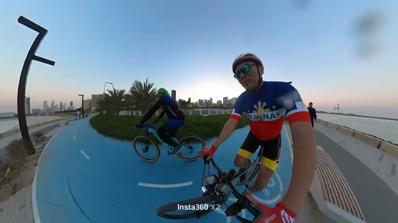 BIKE RIDE HOME [ Feb. 23,2026] Kuwait Tower to Salmiya 🚲🚲