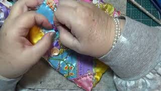 Crazy#Patchwork#UFO Ribbon embroidery