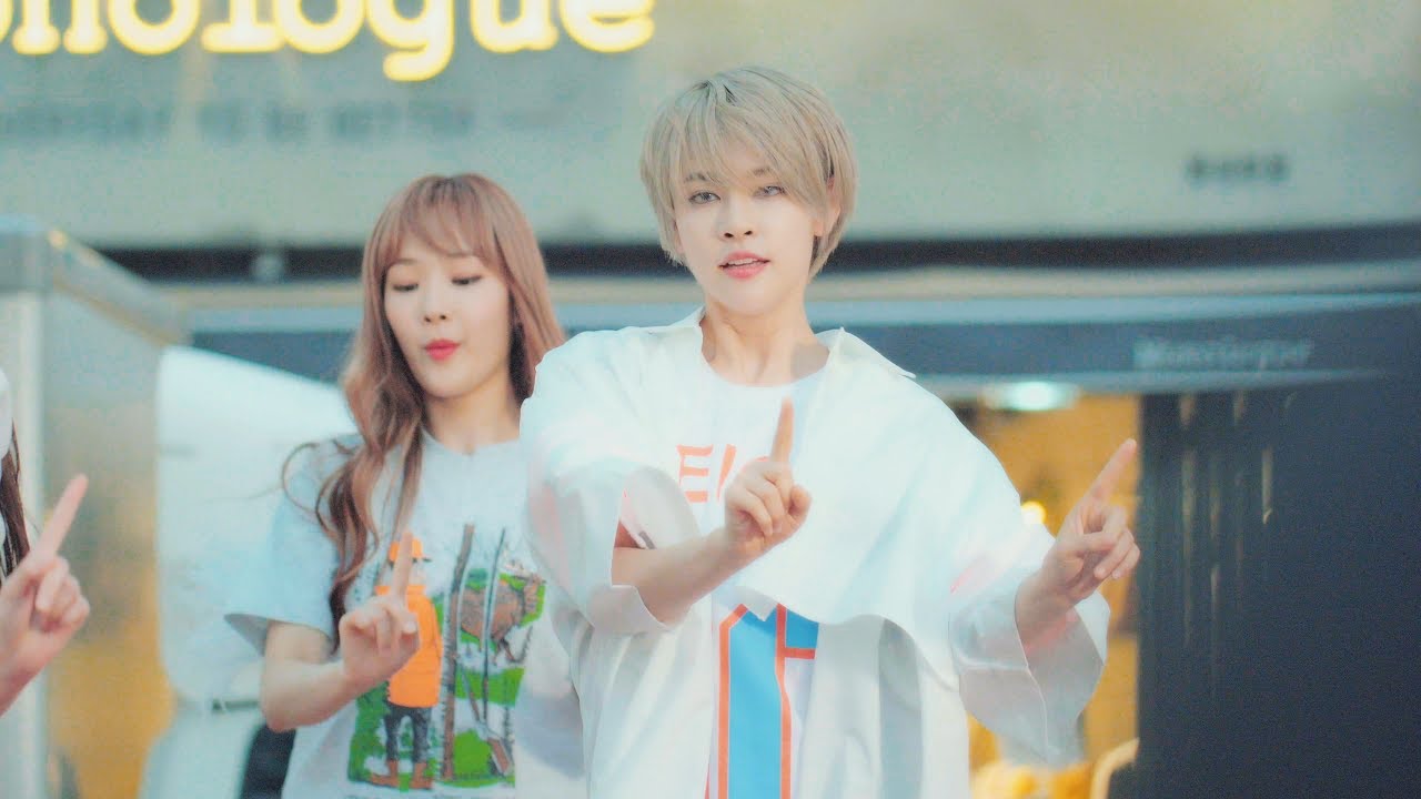 공원소녀 (GWSN) Dance Cover  빛나리 (Shine) + Bad Boy  @180719 대구 동성로 버스킹 [4k Fancam/직캠