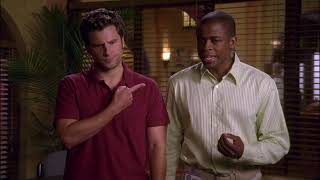 Shawn And Gus Drive A Golf Cart On A Bustling Studio Lot | Psych
