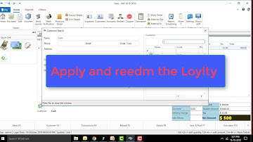 Loyalty Points in Inventory and Billing software