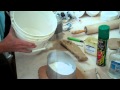 Making a two piece plaster mold