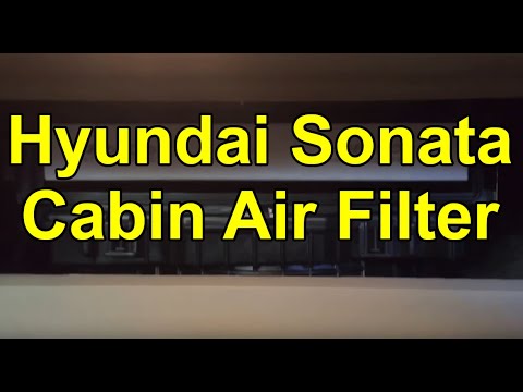 2017 Hyundai Sonata – Easy DIY Cabin Air Filter Replacement