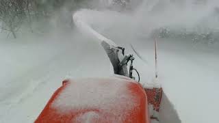Snowblowing with a grand L 4760 and L4479 blower.