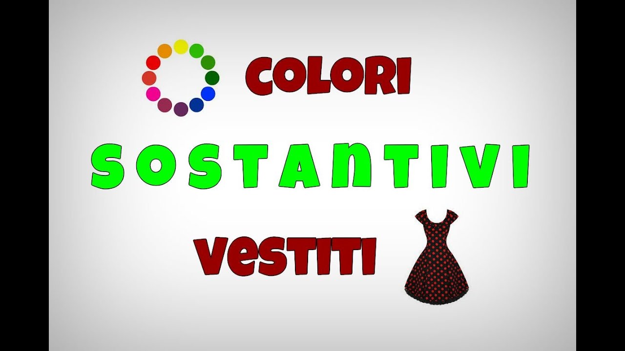 #tedescofacile TEDESCO FACILE #14 - SOSTANTIVI: I COLORI & I VESTITI