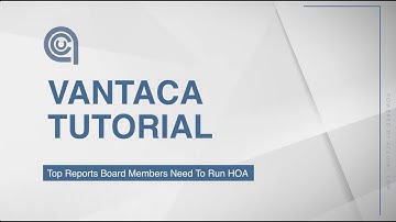 How to View Your Financial Reports in Vantaca: A Step-by-Step Guide