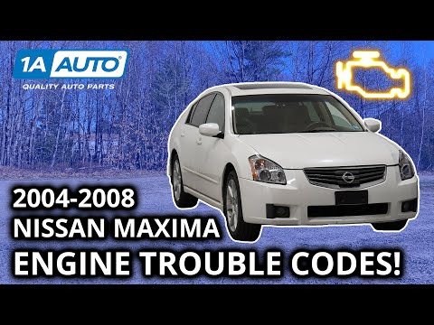 최고 검사 엔진 문제 코드 2004-2008 Nissan Maxima