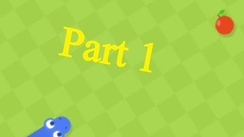 Google Snake game gameplay (part 1)