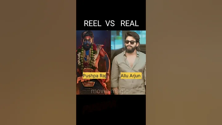Pushpa: 2 The Rule Reel vs Real Cast with Name. #pushpa2 reel vs real #cast short feed viral #shorts
