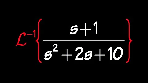 Inverse Laplace Transform with completing the square, Sect 7.4#3