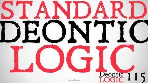 Standard Deontic Logic (SDL)