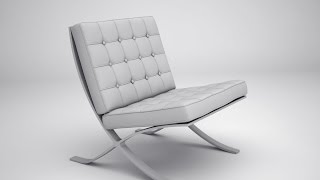 3ds max for Architecture By 3dman_Bacelona Chair