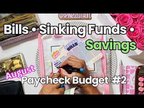 Paycheck Budget #2 | Low Income Budgeting | How To Budget For Beginners August 2025 Money Routine