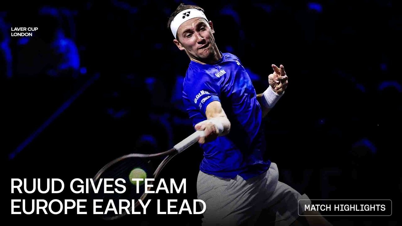 Casper Ruud vs Francisco Cerundolo Highlights | Laver Cup 2026 Day 1