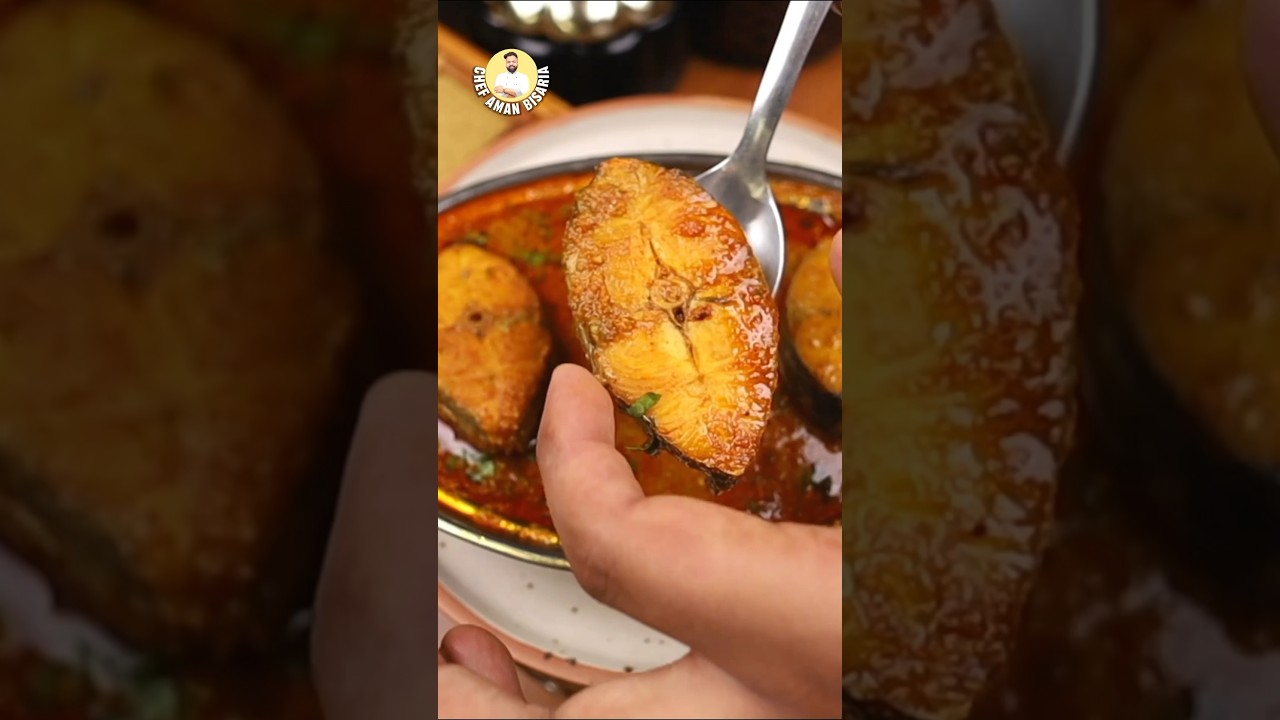 Surmai Fish Curry Recipe | Surmai Curry Recipe | Fish Curry Recipe #chefaman #shorts #fishcurry